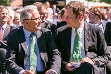 Dr. Kurt Winkler und SKH der Prinz von Preußen<br>Impressionen vom Eröffnungsfest der Ersten Brandenburgischen Landesausstellung - Foto: Thomas Rafalzyk