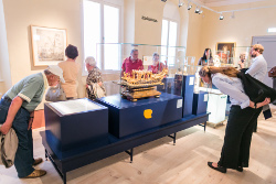Eröffnung Erste Brandenburgische Landesausstellung »Preußen und Sachsen. Szenen einer Nachbarschaft« (Schloss Doberlug, 7. Juni bis 2. November 2014) am 6. Juni 2014 auf dem Schloss- und Klosterareal Doberlug, Doberlug-Kirchahin, Fotos: Thomas Rafalzyk, Berlin