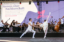 Auf der großen Bühne<br>Impressionen vom Eröffnungsfest der Ersten Brandenburgischen Landesausstellung - Foto: Thomas Rafalzyk